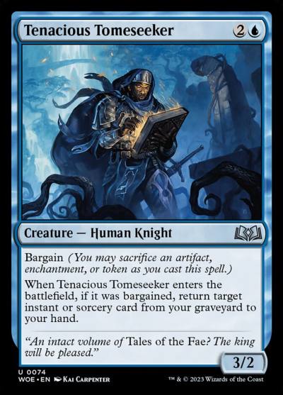Tenacious Tomeseeker WOE-74 Wilds of Eldraine Magic card