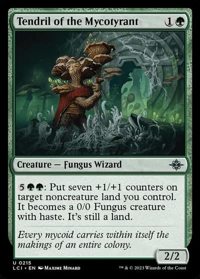 Tendril of the Mycotyrant 215 The Lost Caverns of Ixalan Magic card