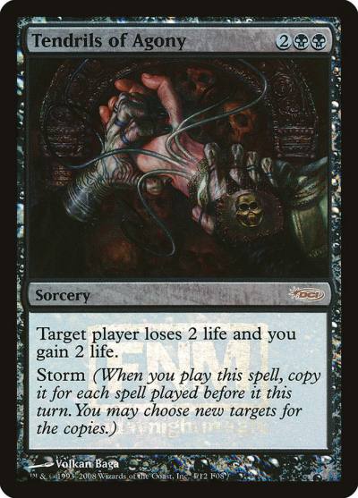 Tendrils of Agony F08-4 Friday Night Magic 2008 Magic card