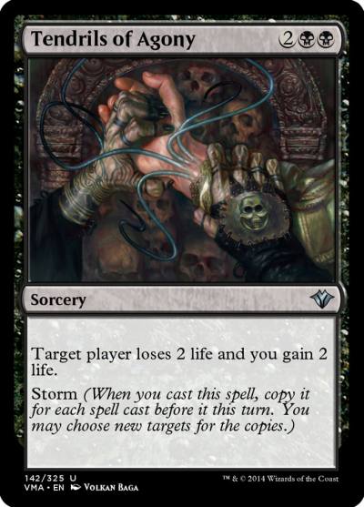 Tendrils of Agony VMA-142 Vintage Masters Magic card