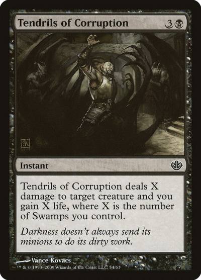 Tendrils of Corruption DDD-54 Duel Decks: Garruk vs. Liliana Magic card