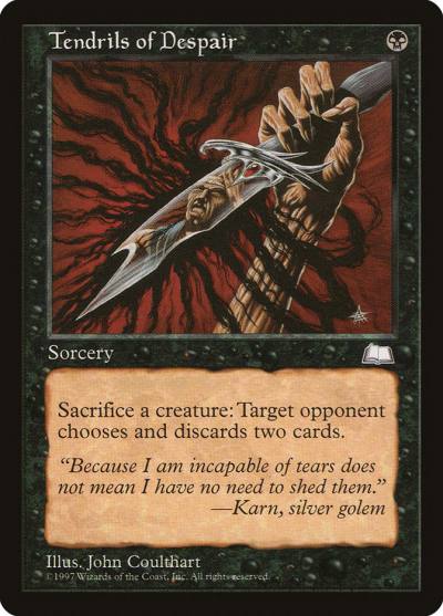 Tendrils of Despair WTH-83 Weatherlight Magic card