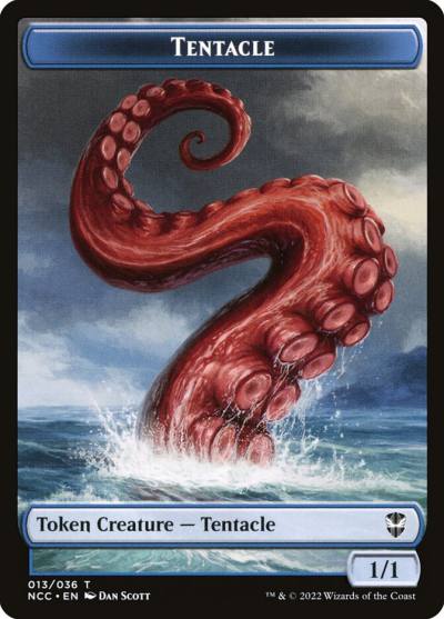 Tentacle TNCC-13 New Capenna Commander Tokens Magic card