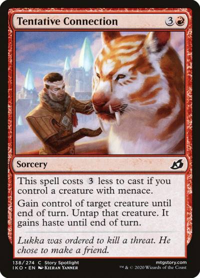 Tentative Connection IKO-138 Ikoria: Lair of Behemoths Magic card