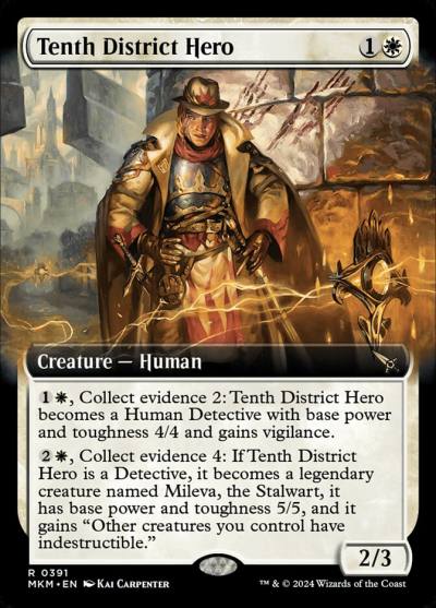 Tenth District Hero MKM-391 Murders at Karlov Manor Magic card