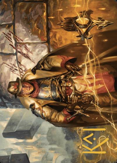 Tenth District Hero // Tenth District Hero AMKM-4 Murders at Karlov Manor Art Series Magic card