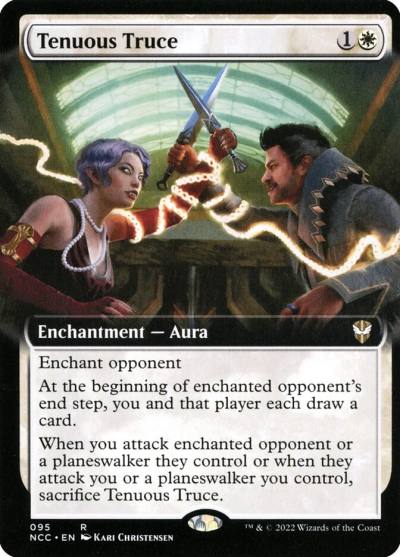Tenuous Truce NCC-95 New Capenna Commander Magic card