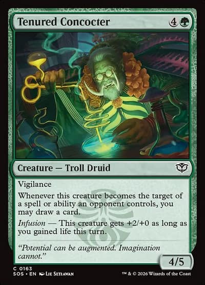 Tenured Concocter 163 Secrets of Strixhaven Magic card