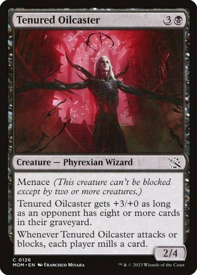 Tenured Oilcaster MOM-126 March of the Machine Magic card