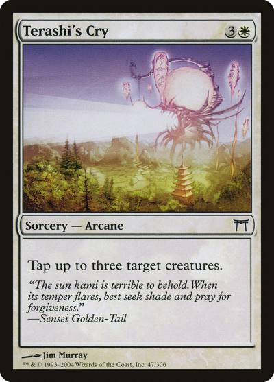 Terashi's Cry CHK-47 Champions of Kamigawa Magic card