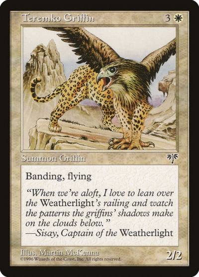 Teremko Griffin MIR-43 Mirage Magic card