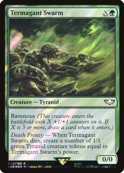 Termagant Swarm 40K-99STAR Warhammer 40,000 Commander Magic card