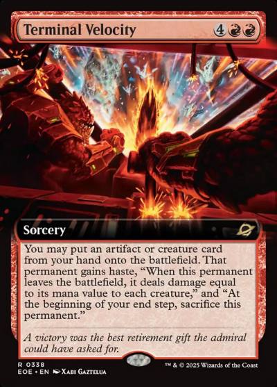 Terminal Velocity EOE-338 Edge of Eternities Magic card