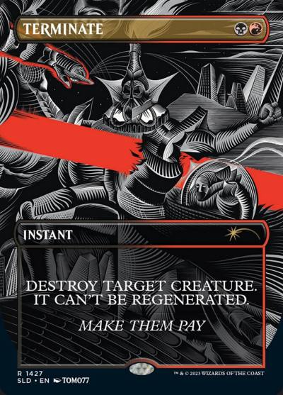 Terminate SLD-1427 Secret Lair Drop Magic card