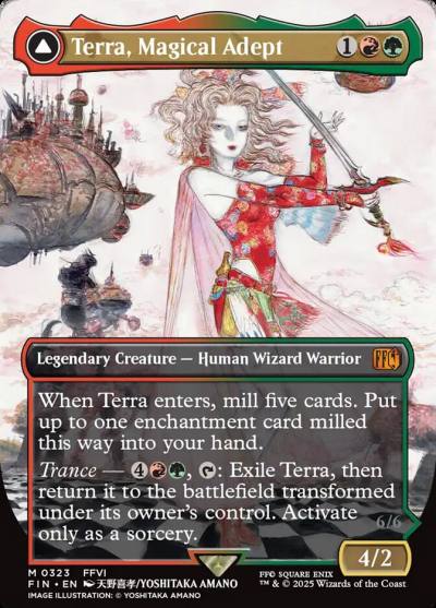 Terra, Magical Adept // Esper Terra FIN-323 Final Fantasy Magic card