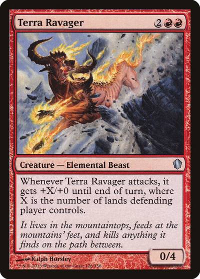 Terra Ravager 126 Commander 2013 Magic card