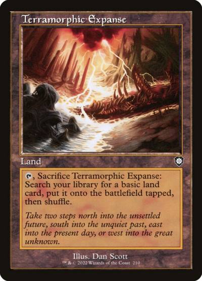 Terramorphic Expanse BRC-210 The Brothers' War Commander Magic card