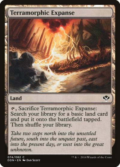Terramorphic Expanse DDN-74 Duel Decks: Speed vs. Cunning Magic card