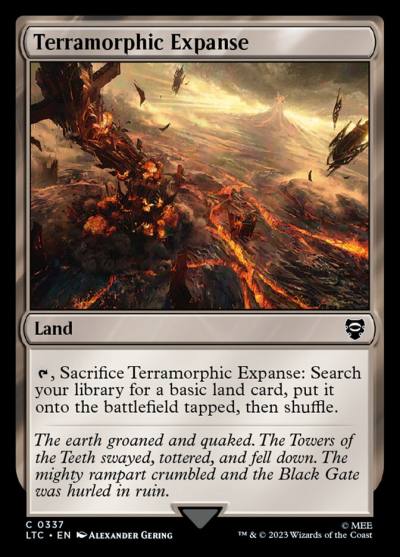 Terramorphic Expanse LTC-337 Tales of Middle-earth Commander Magic card