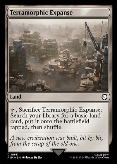 Terramorphic Expanse PIP-841 Fallout Magic card