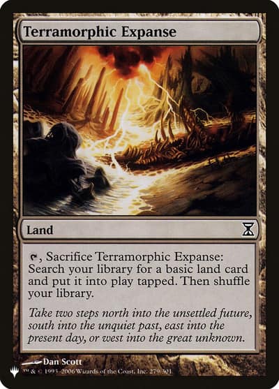 Terramorphic Expanse PLST-TSP-279 The List Magic card