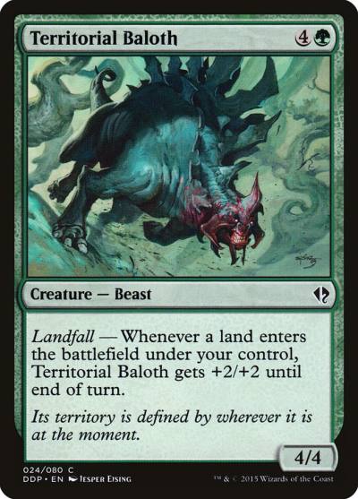 Territorial Baloth DDP-24 Duel Decks: Zendikar vs. Eldrazi Magic card