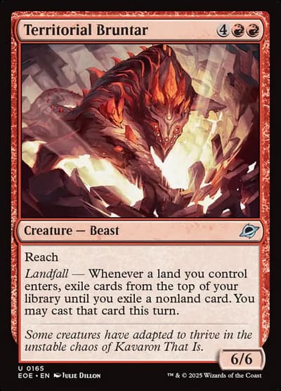 Territorial Bruntar 165 Edge of Eternities Magic card