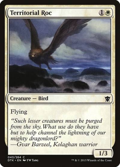 Territorial Roc 43 Dragons of Tarkir Magic card