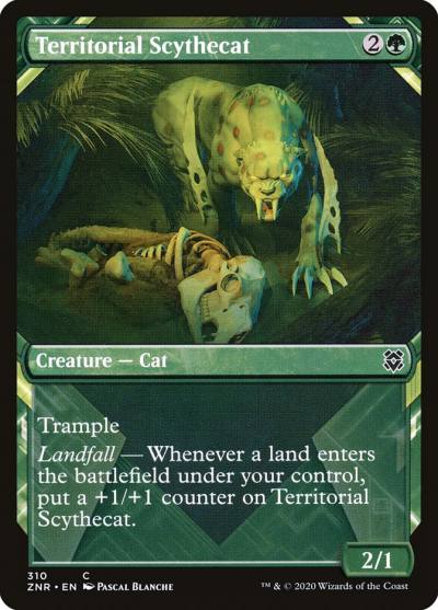 Territorial Scythecat ZNR-310 Zendikar Rising Magic card