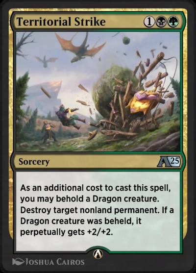 Territorial Strike YTDM-27 Alchemy: Tarkir Magic card