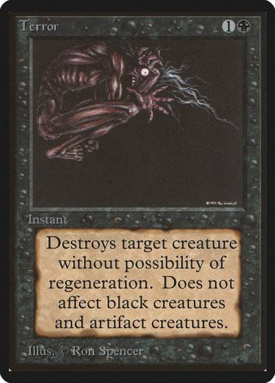 Terror LEB-131 Limited Edition Beta Magic card