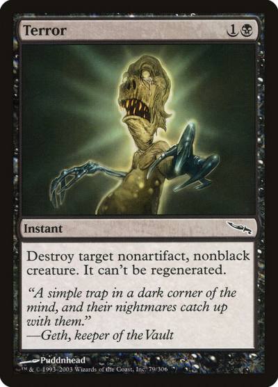 Terror MRD-79 Mirrodin Magic card