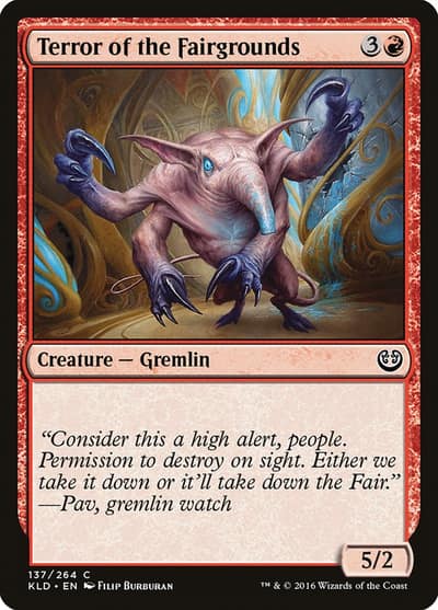 Terror of the Fairgrounds KLD-137 Kaladesh Magic card