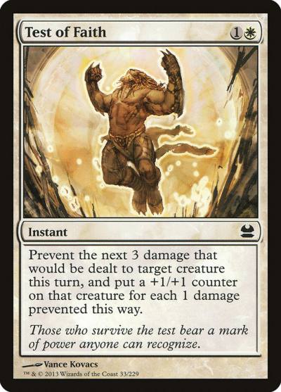 Test of Faith MMA-33 Modern Masters Magic card