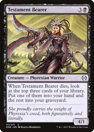 Testament Bearer ONE-111 Phyrexia: All Will Be One Magic card
