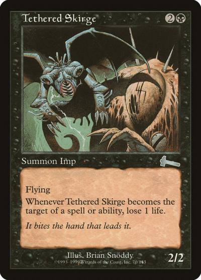 Tethered Skirge 70 Urza's Legacy Magic card