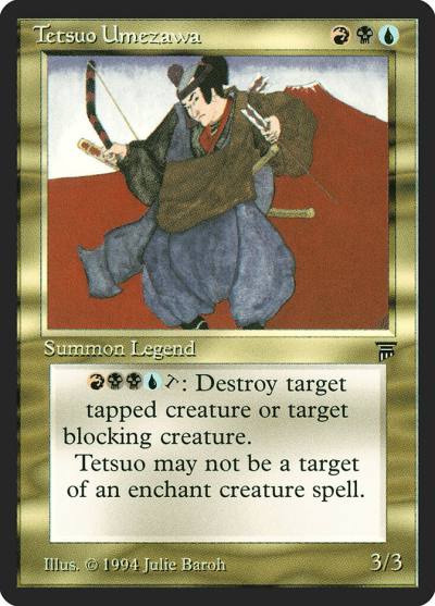 Tetsuo Umezawa LEG-262 Legends Magic card