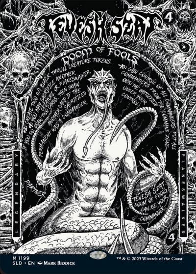 Tevesh Szat, Doom of Fools SLD-1199 Secret Lair Drop Magic card