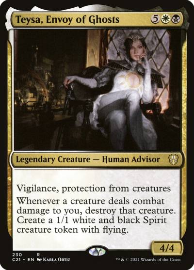 Teysa, Envoy of Ghosts C21-230 Commander 2021 Magic card