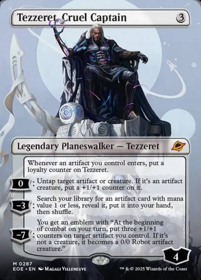Tezzeret, Cruel Captain EOE-287 Edge of Eternities Magic card