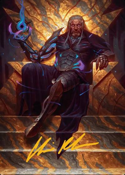 Tezzeret, Cruel Captain // Tezzeret, Cruel Captain AEOE-1 Edge of Eternities Art Series Magic card
