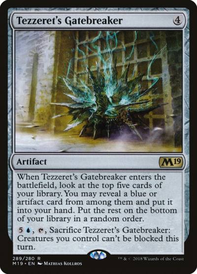 Tezzeret's Gatebreaker M19-289 Core Set 2019 Magic card