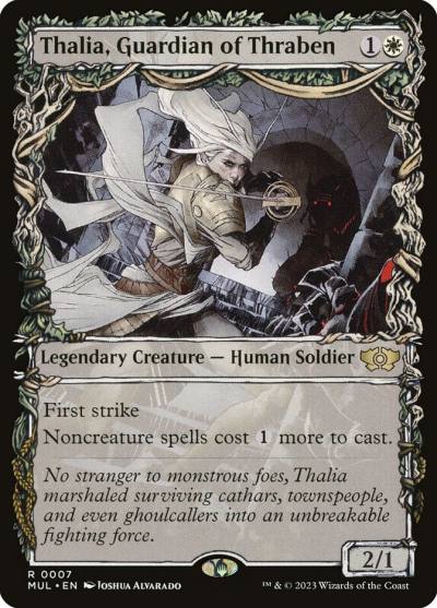 Thalia, Guardian of Thraben MUL-7 Multiverse Legends Magic card