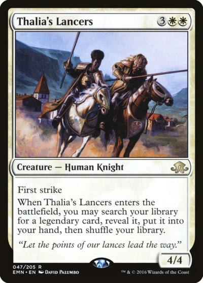 Thalia's Lancers EMN-47 Eldritch Moon Magic card