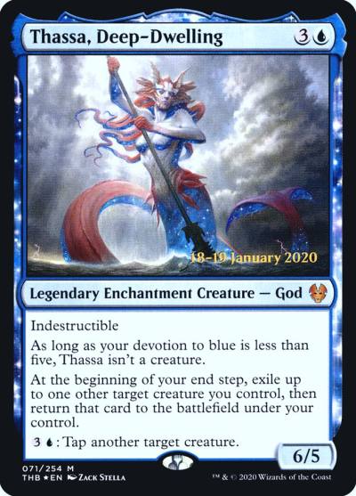 Thassa, Deep-Dwelling PTHB-71S Theros Beyond Death Promos Magic card