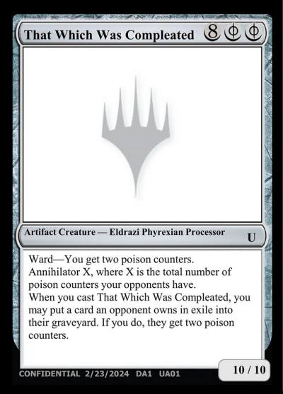 That Which Was Compleated UA01b Unknown Event Magic card