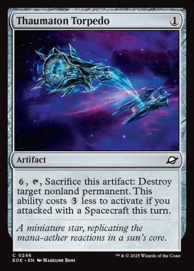 Thaumaton Torpedo EOE-246 Edge of Eternities Magic card