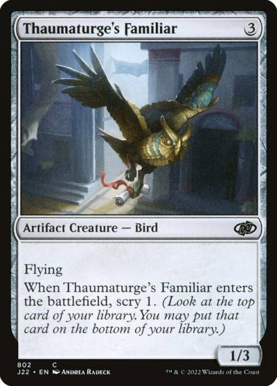 Thaumaturge's Familiar J22-802 Jumpstart 2022 Magic card