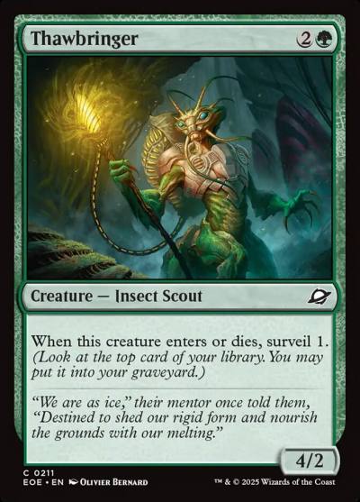 Thawbringer 211 Edge of Eternities Magic card