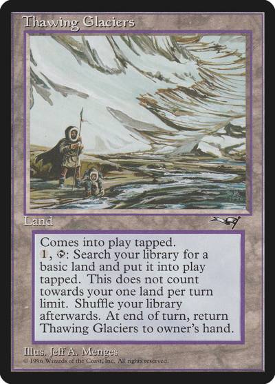 Thawing Glaciers ALL-144 Alliances Magic card